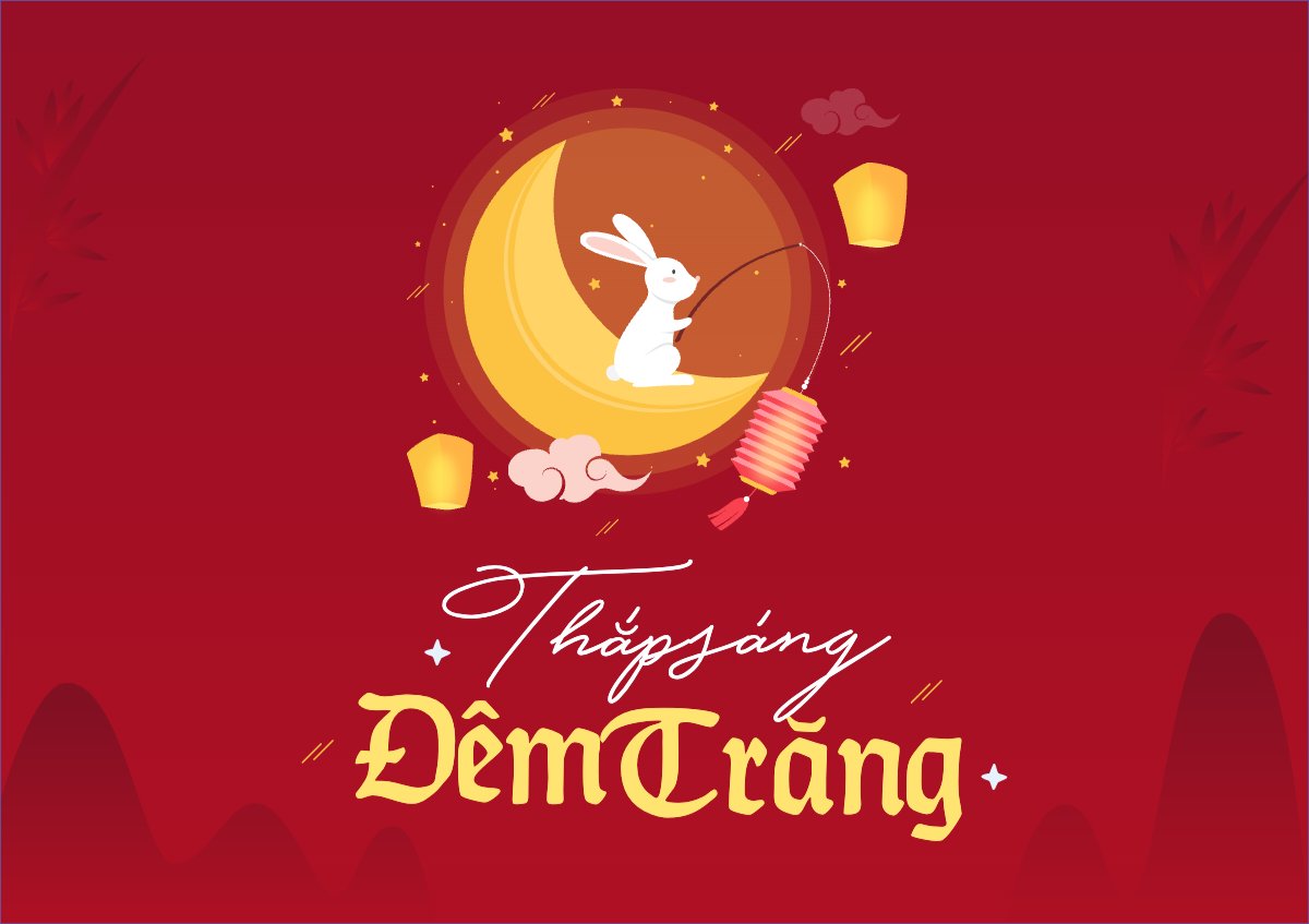 Trung thu, Tết Đoàn Viên, mid-autumn festival, sự kiện, event, dễ thương, cute, chibi, hoạt hình, cartoon
