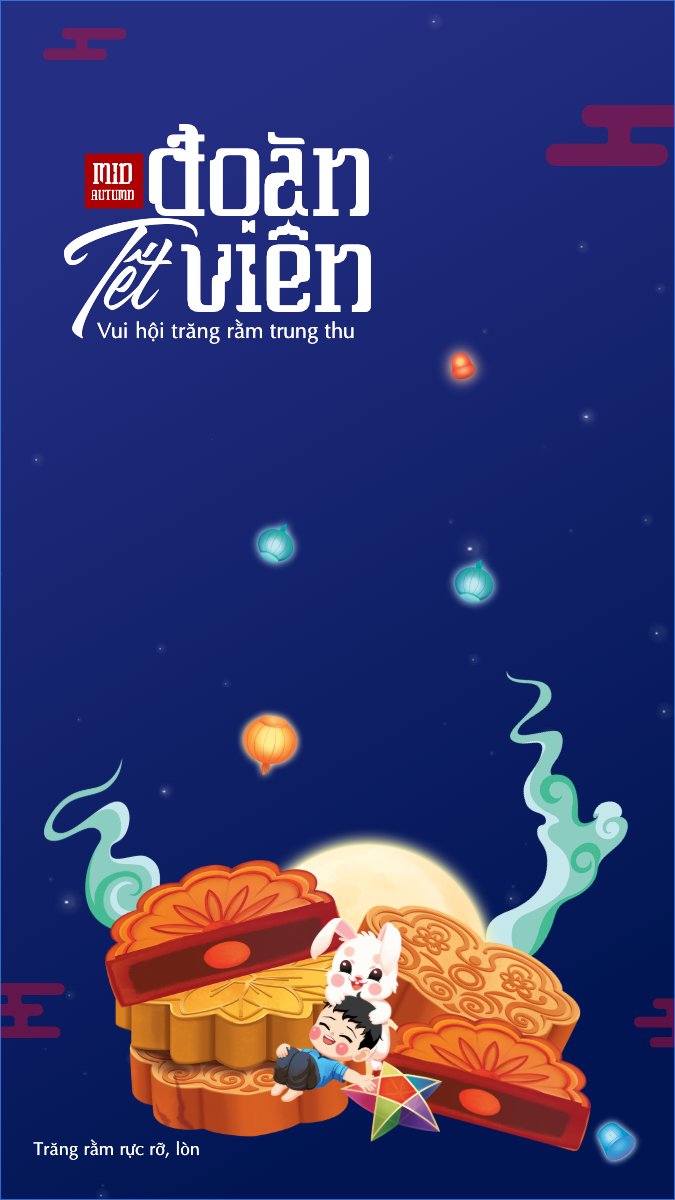 Trung thu, Tết Đoàn Viên, mid-autumn festival, sự kiện, event, dễ thương, cute, chibi, hoạt hình, cartoon