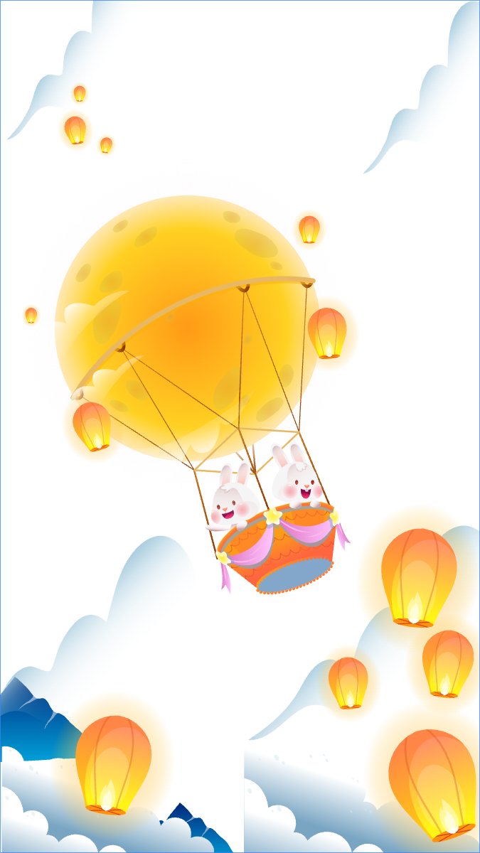 Trung thu, Tết Đoàn Viên, mid-autumn festival, sự kiện, event, dễ thương, cute, chibi, hoạt hình, cartoon