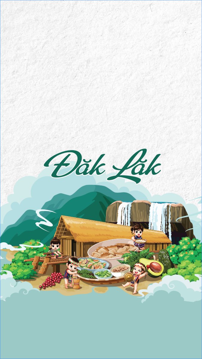 Đăk Lăk, Việt Nam, địa danh, du lịch, travel, dễ thương, cute, chibi, hoạt hình, cartoon