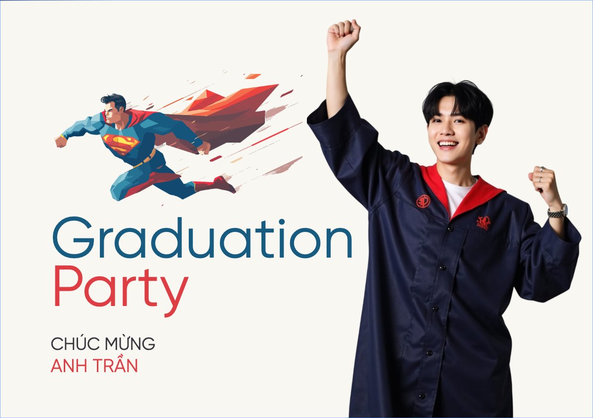 Tốt nghiệp, kỉ yếu, Graduation, yearbook, dễ thương, cute, chibi, hoạt hình, cartoon, superman