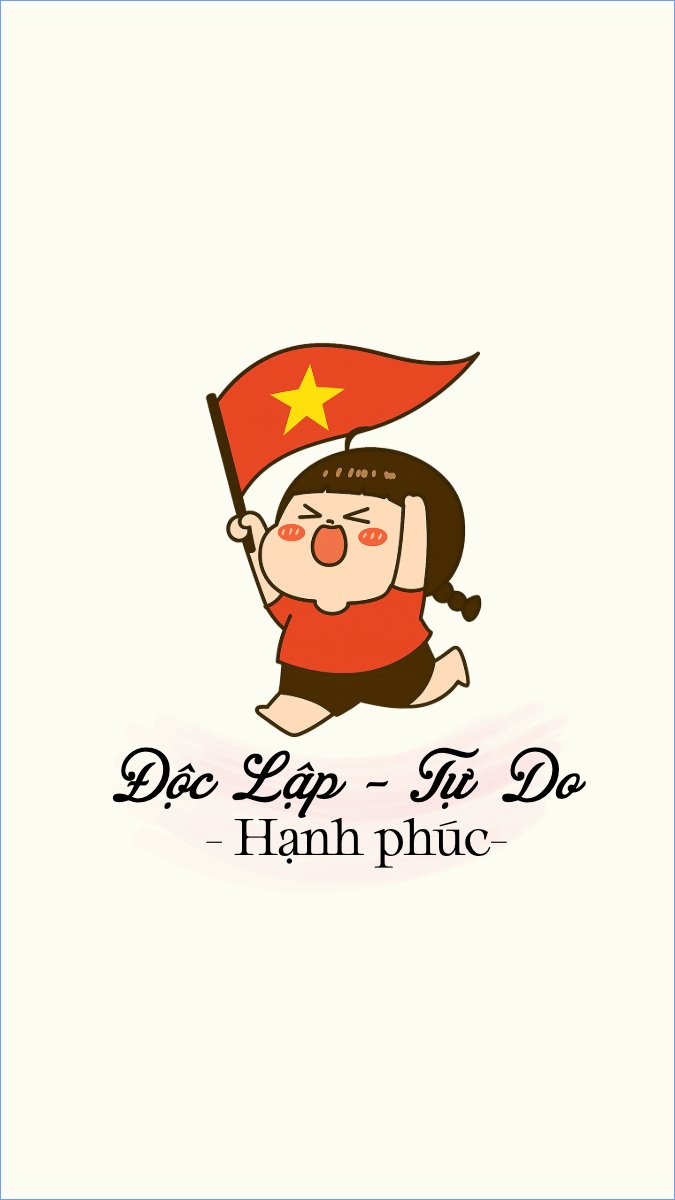 2/9, Quốc Khánh, lễ hội, Việt Nam, sự kiện, dễ thương, cute, chibi, hoạt hình, cartoon