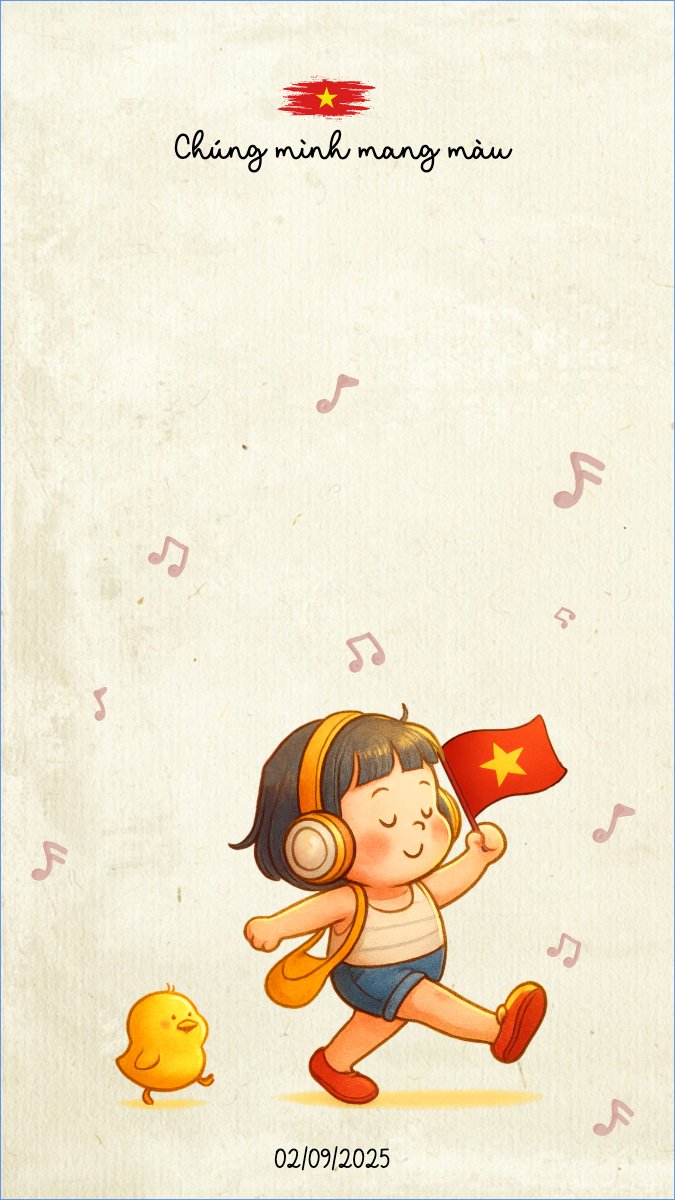 2/9, Quốc Khánh, lễ hội, Việt Nam, sự kiện, dễ thương, cute, chibi, hoạt hình, cartoon