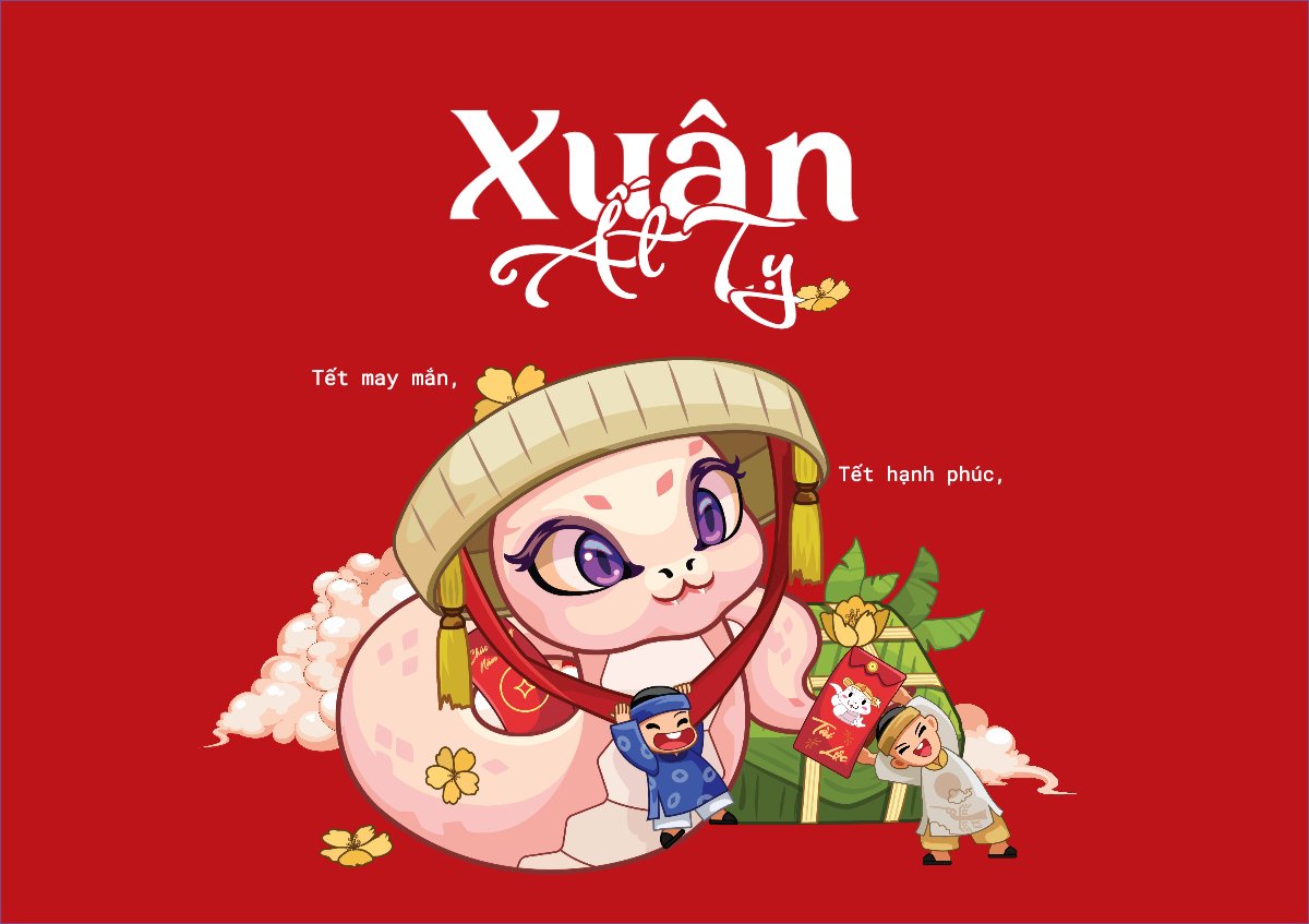 Tết, Xuân, dễ thương, cute, truyền thống, dân gian, thuần Việt