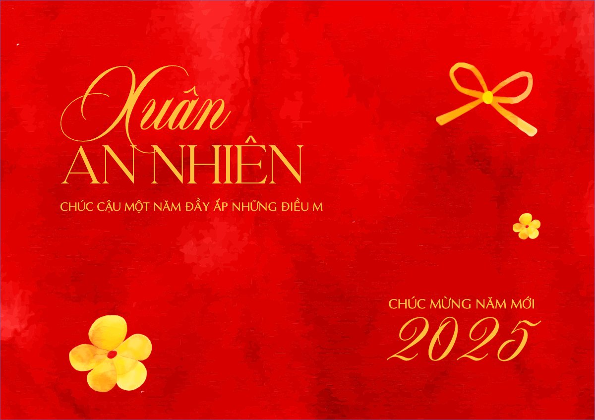 Tết, Xuân, Tet holiday, cổ điển, hoa lá, màu nước, watercolor