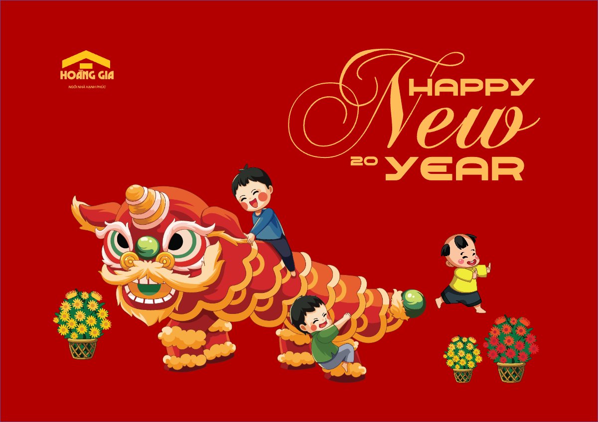 Mẫu Thiệp chúc mừng Tết, Xuân, dễ thương, cute, truyền thống, dân gian, thuần Việt — LayerPic