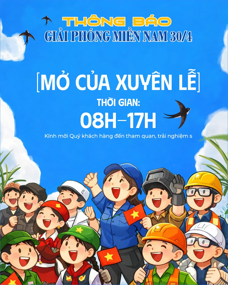 Lịch nghỉ lễ 30/4-1/5