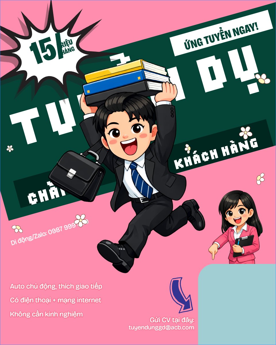Tuyển dụng chăm sóc khách hàng