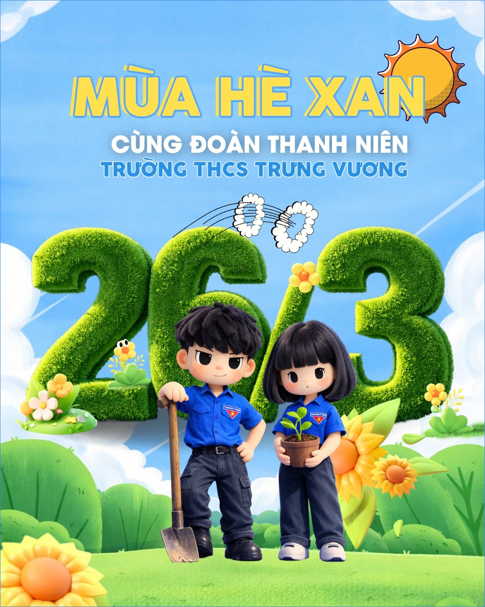 Mẫu Bài post MXH dọc Mùa hè xanh — LayerPic