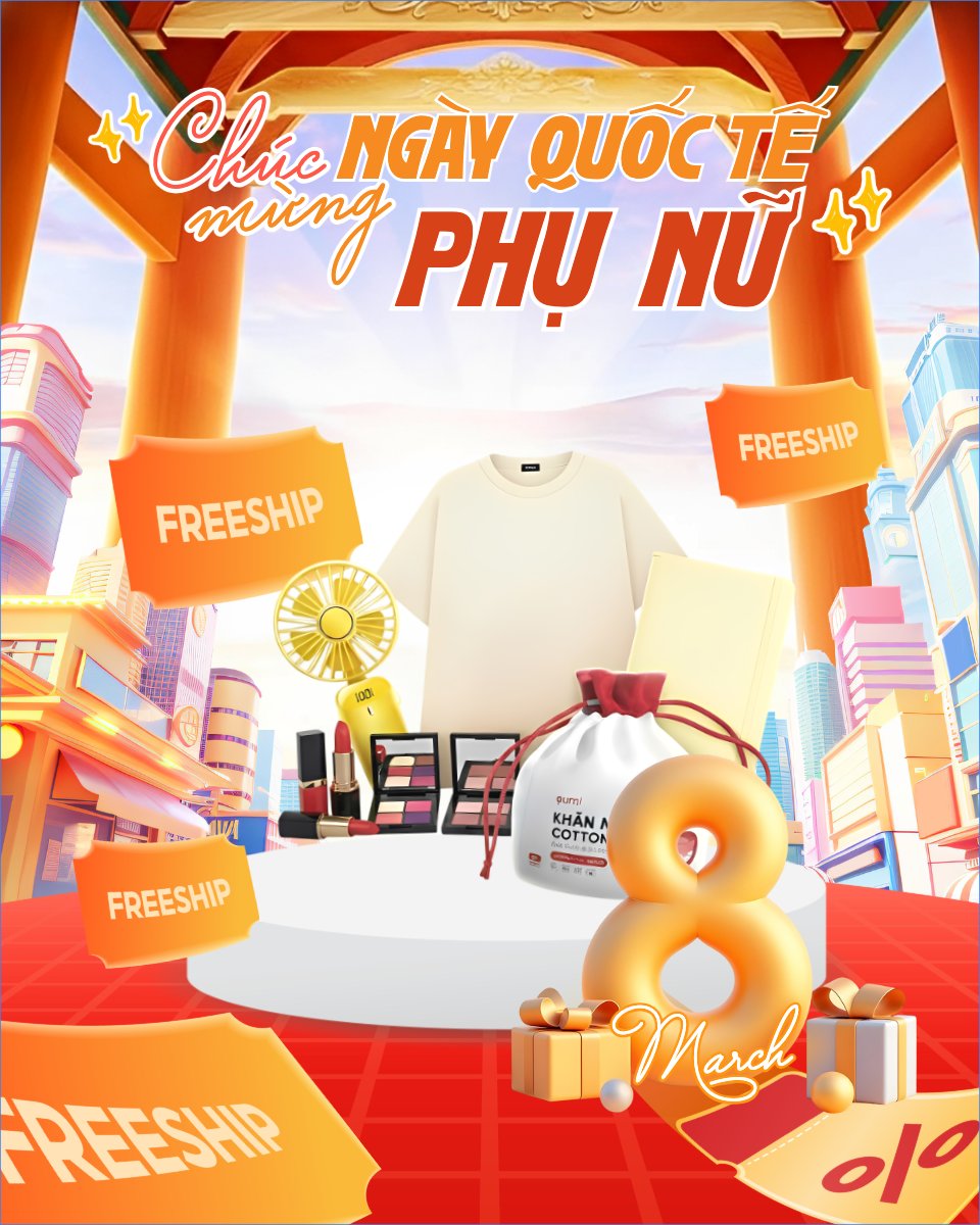 Chúc mừng ngày Quốc tế phụ nữ 8/3