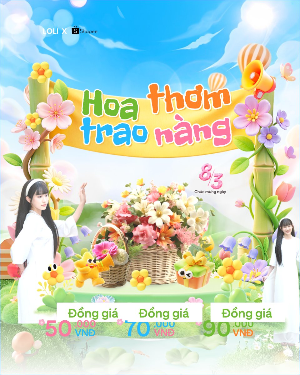 Hoa thơm trao nàng