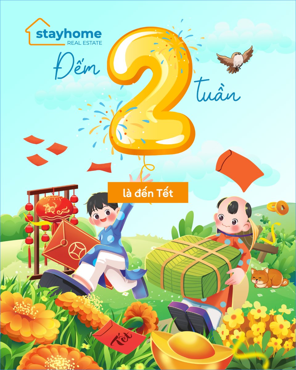 Đếm ngược 2 tuần nữa là đến Tết