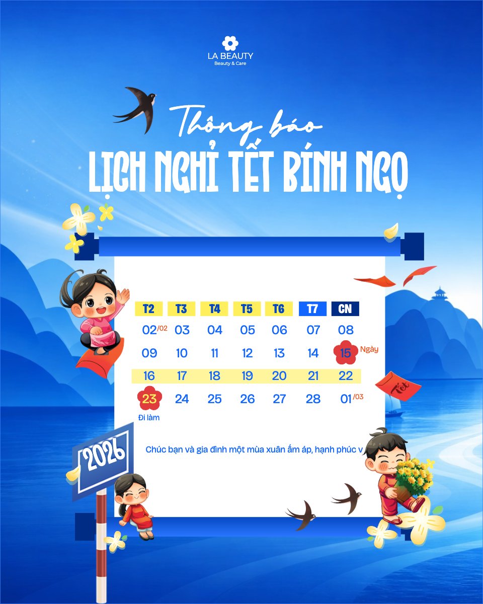 Thông báo lịch nghỉ tết nguyên đán Bính Ngọ 2026
