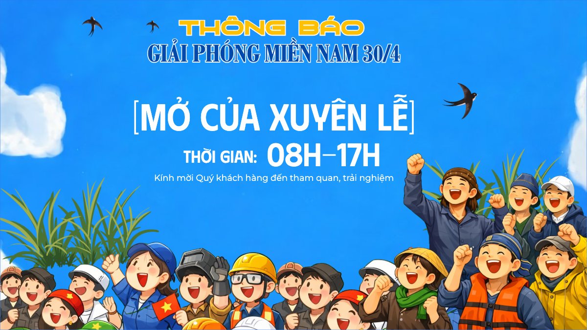 Lịch nghỉ lễ 30/4-1/5