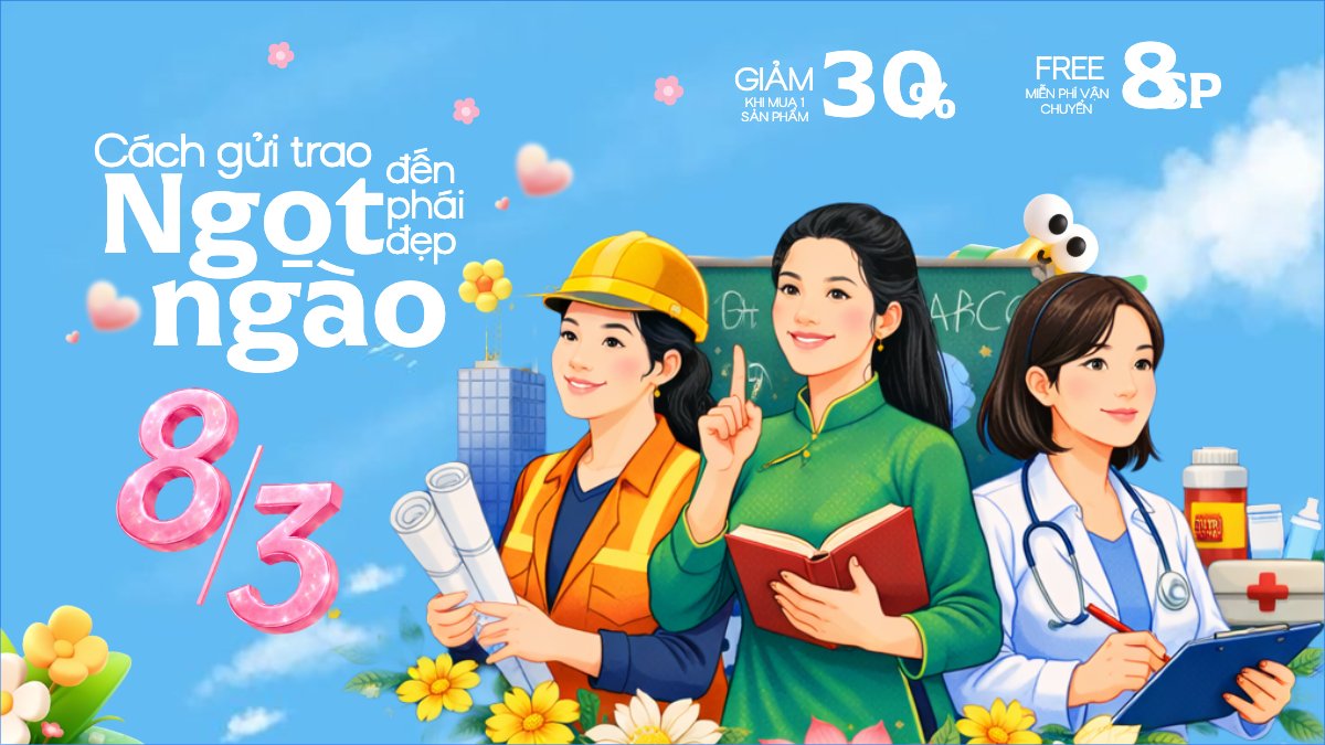 Cách gửi trao ngọt ngào đến phái đẹp