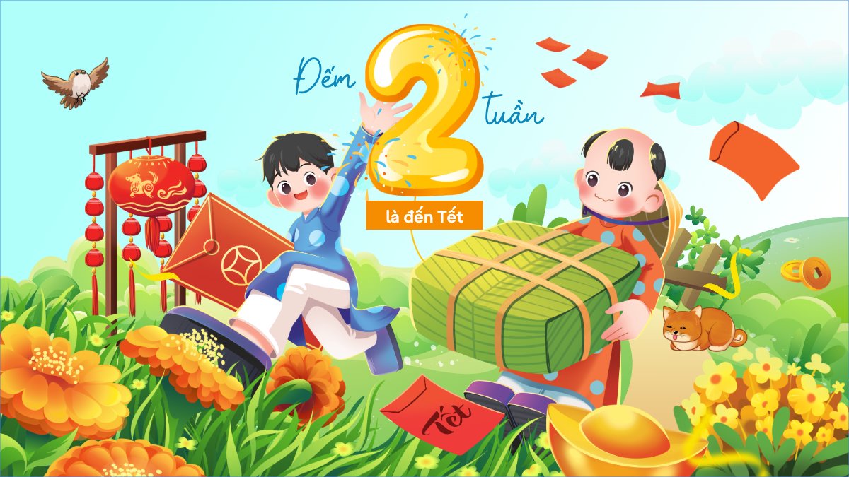Đếm ngược 2 tuần nữa là đến Tết