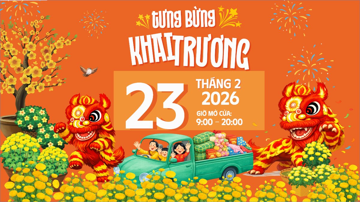 Tưng bừng khai trương