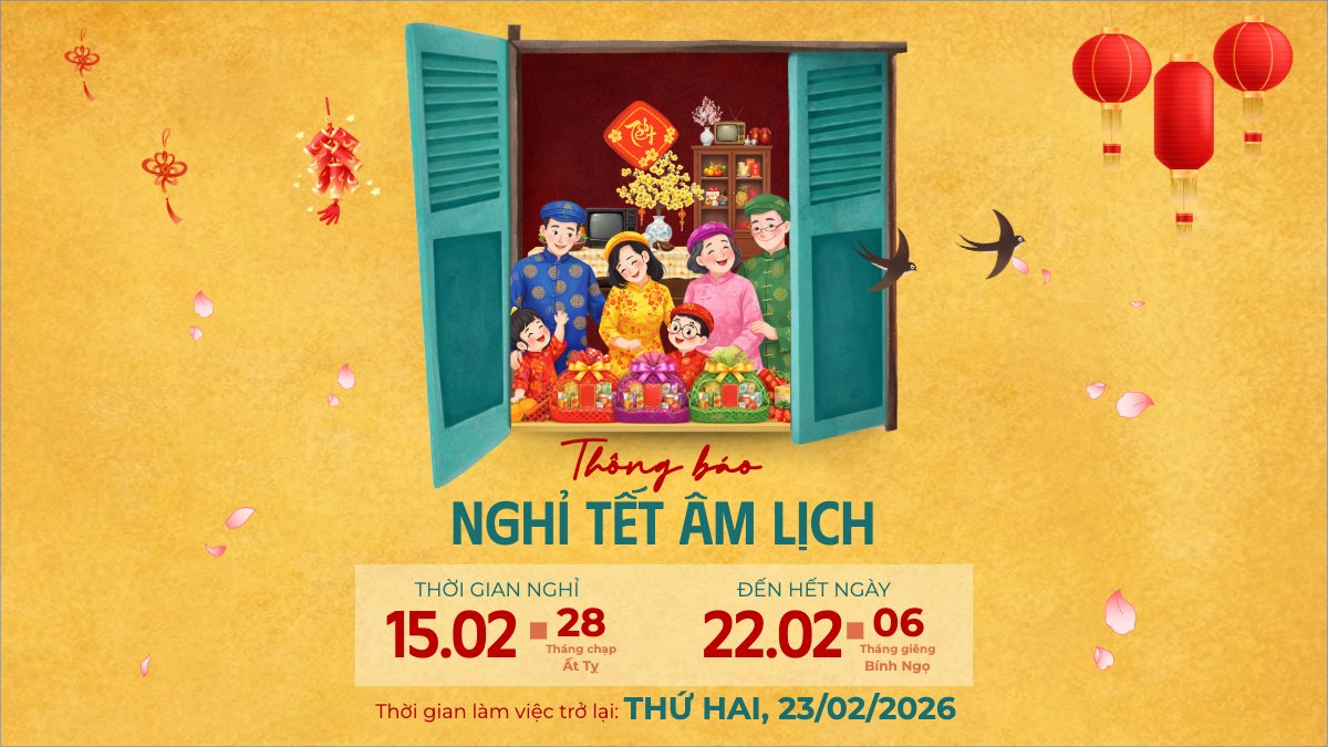 Thông báo nghỉ tết Nguyên Đán