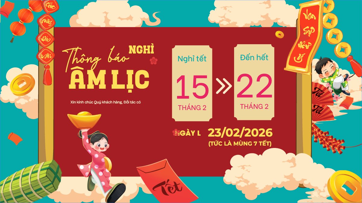 Thông báo nghỉ tết âm lịch
