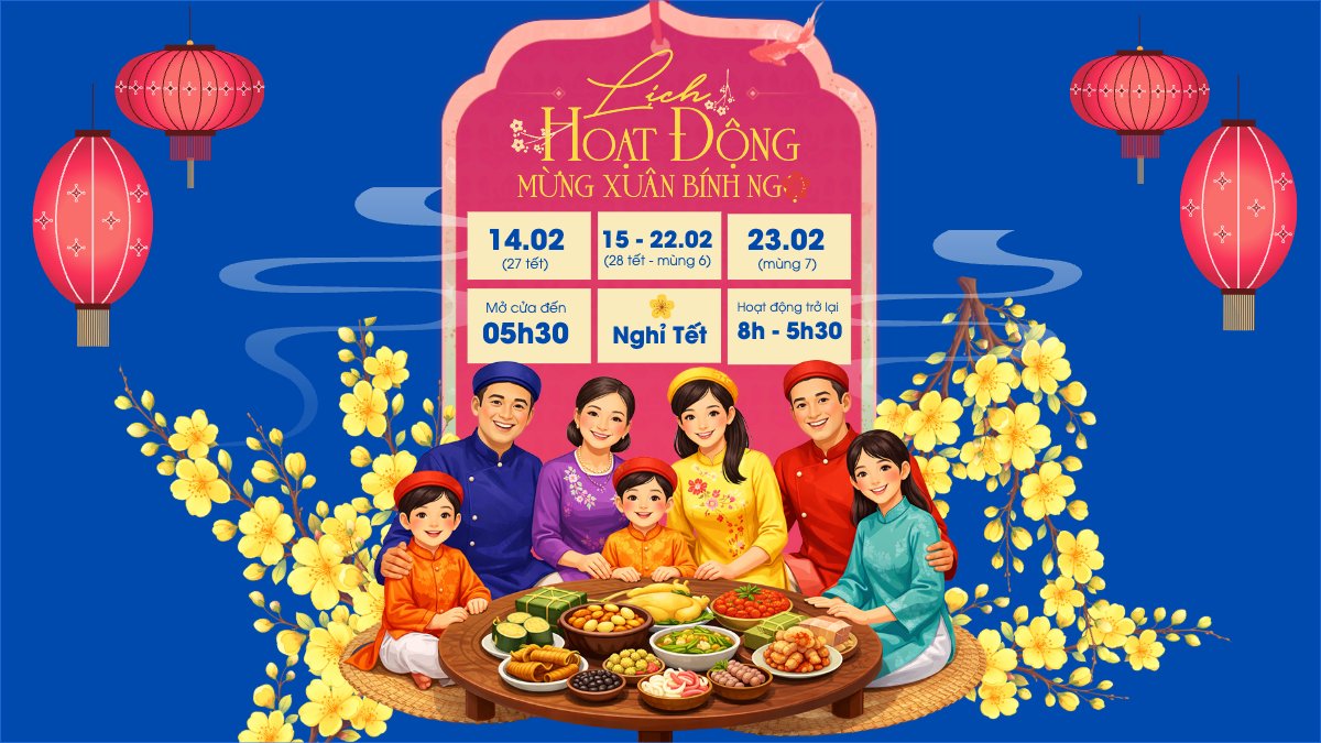 Lịch hoạt động mừng xuân bính ngọ