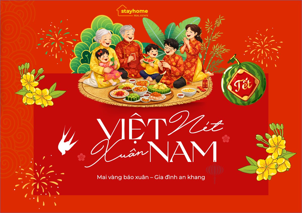 Mẫu Thiệp chúc mừng Nét xuân Việt Nam — LayerPic