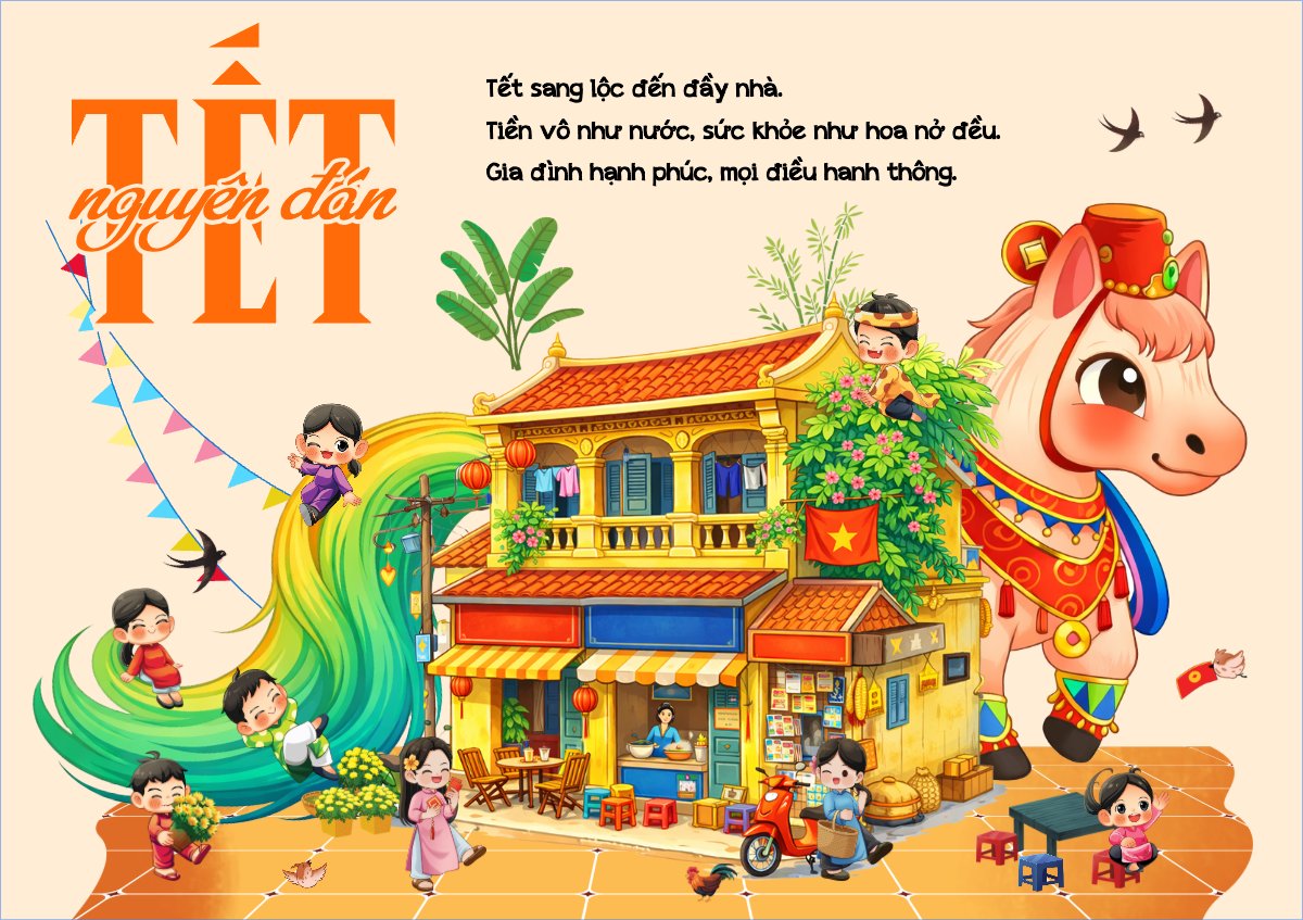 Mẫu Thiệp chúc mừng Tết nguyên đán — LayerPic