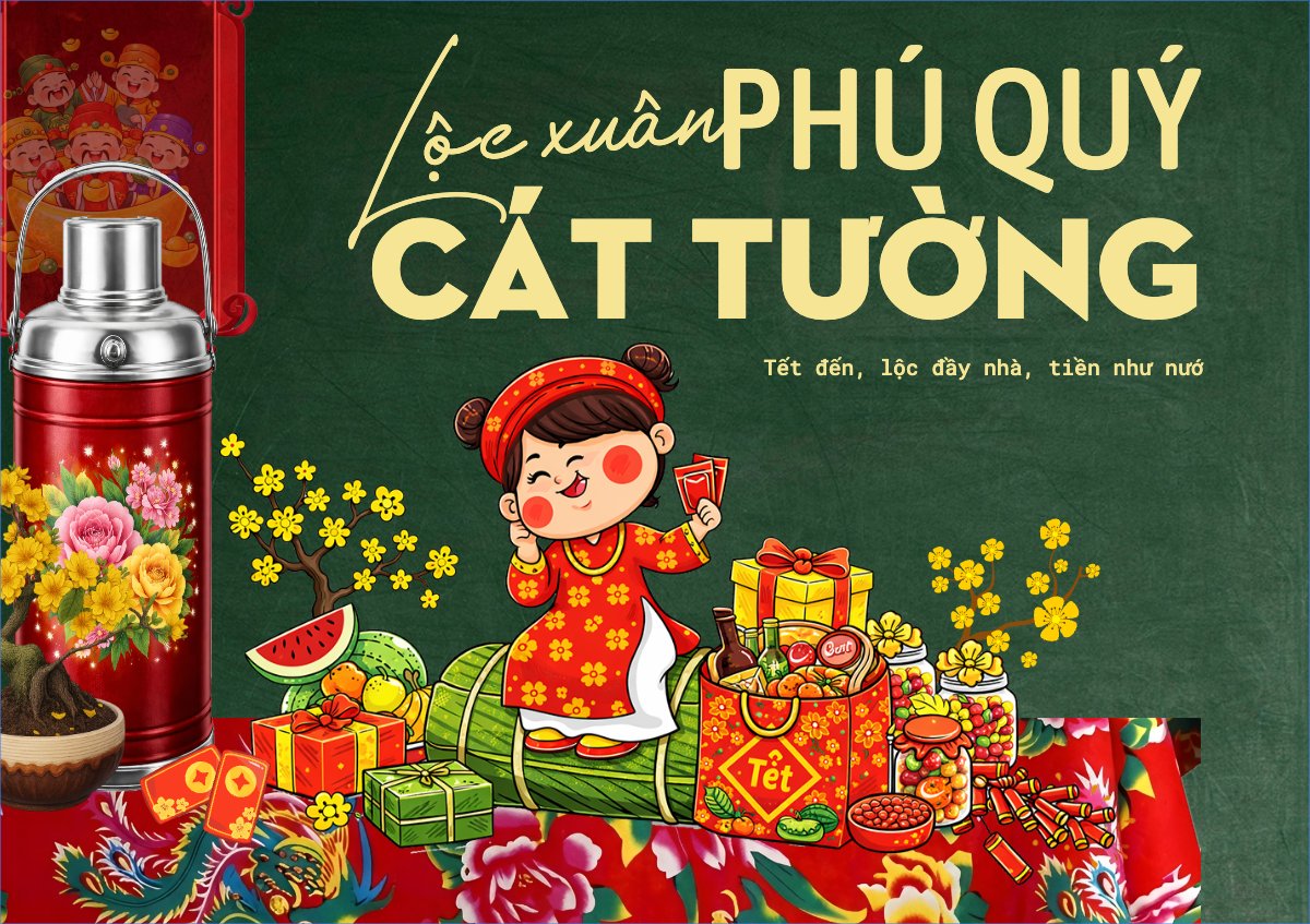 Lộc xuân phú quý cát tường