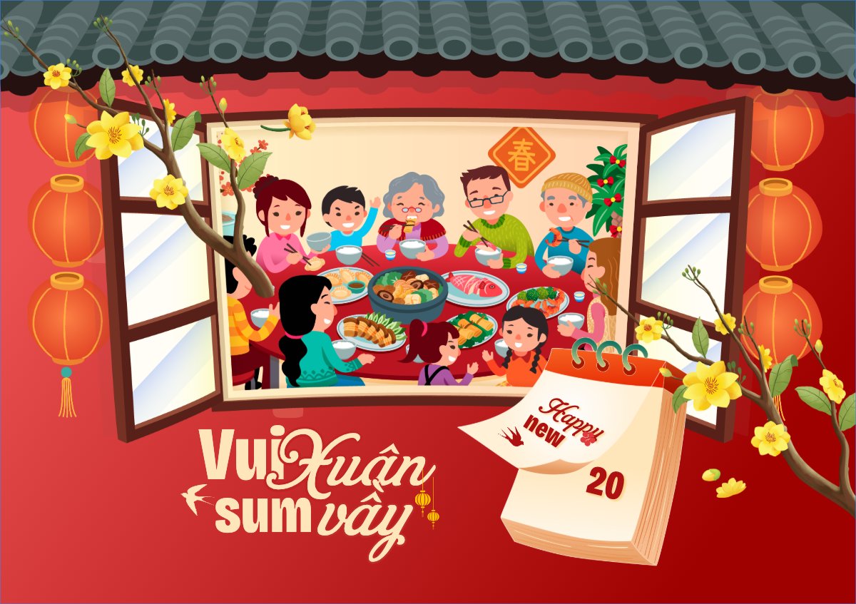 Vui xuân sum vầy