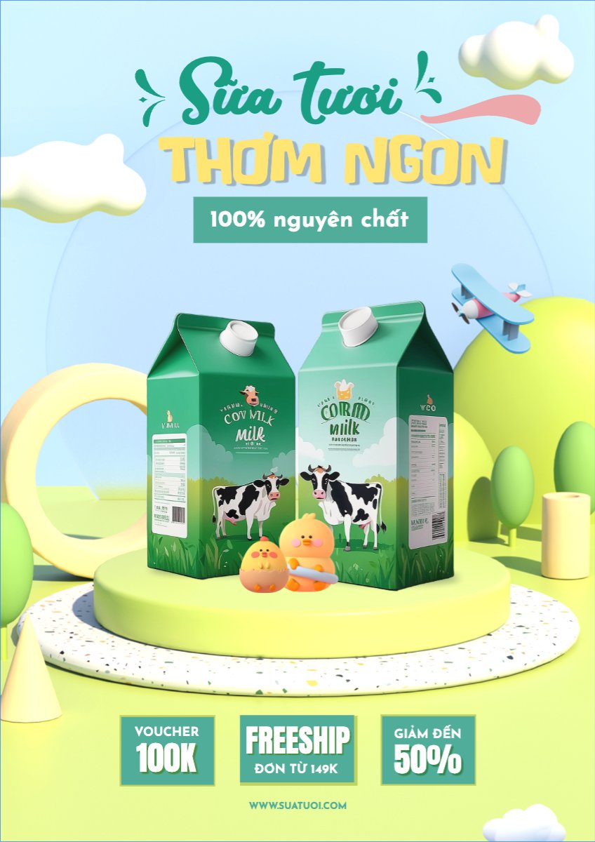 Nước uống, juice, giải khát, F&B, drink, milk, sữa