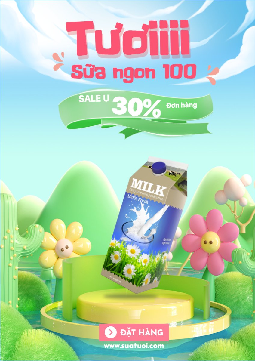 Nước uống, juice, giải khát, F&B, drink, sữa, milk