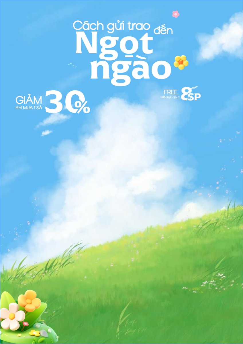 Cách gửi ngọt ngào đến phái đẹp