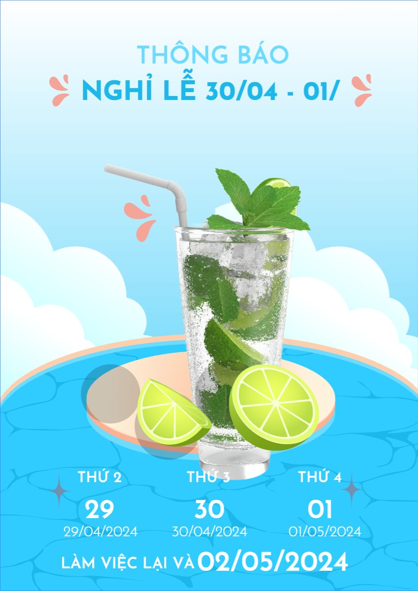 Nước uống, juice, giải khát, F&B, drink