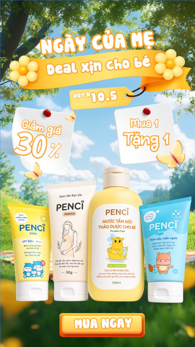 Mẹ hạnh phúc bé khỏe ngoan