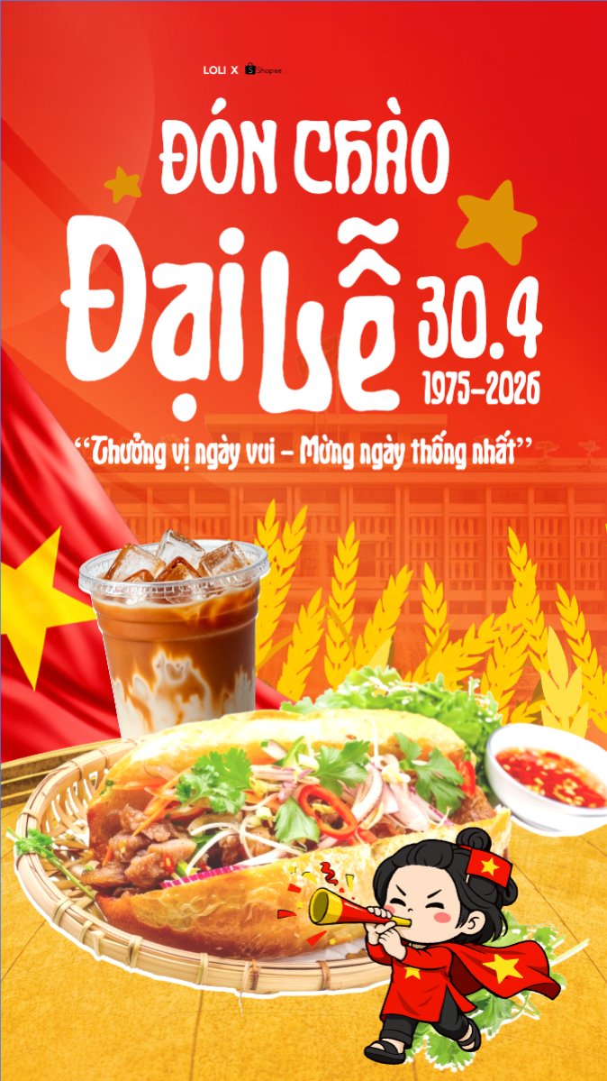 Đón chào Đại Lễ 30/4