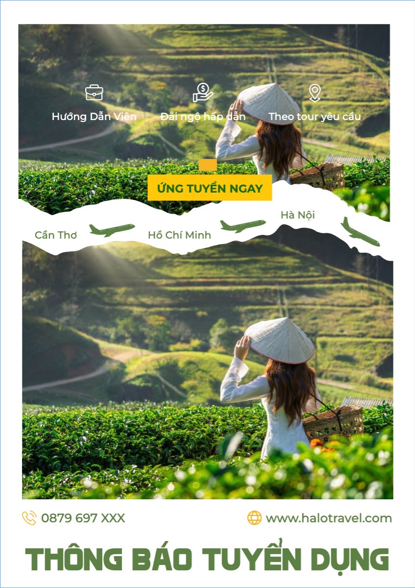 Du lịch, travel, tourism, trải nghiệm, khám phá, tuyển dụng