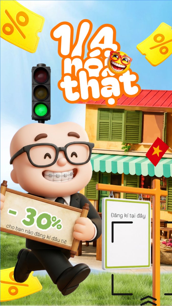 1/4 nói thật