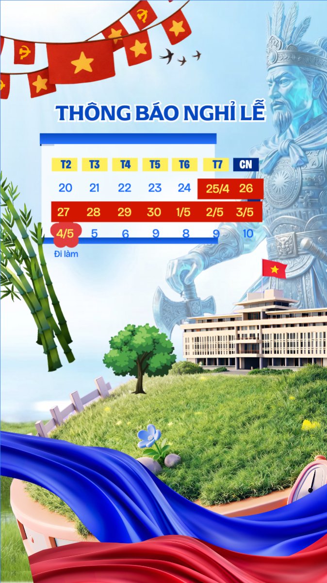 Lịch nghỉ lễ