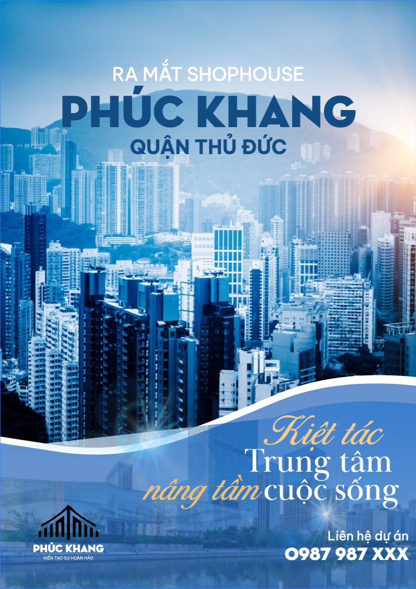 Mẫu Poster chuẩn Xây dựng, build, nội thất, bất động sản, interior, real estate — LayerPic