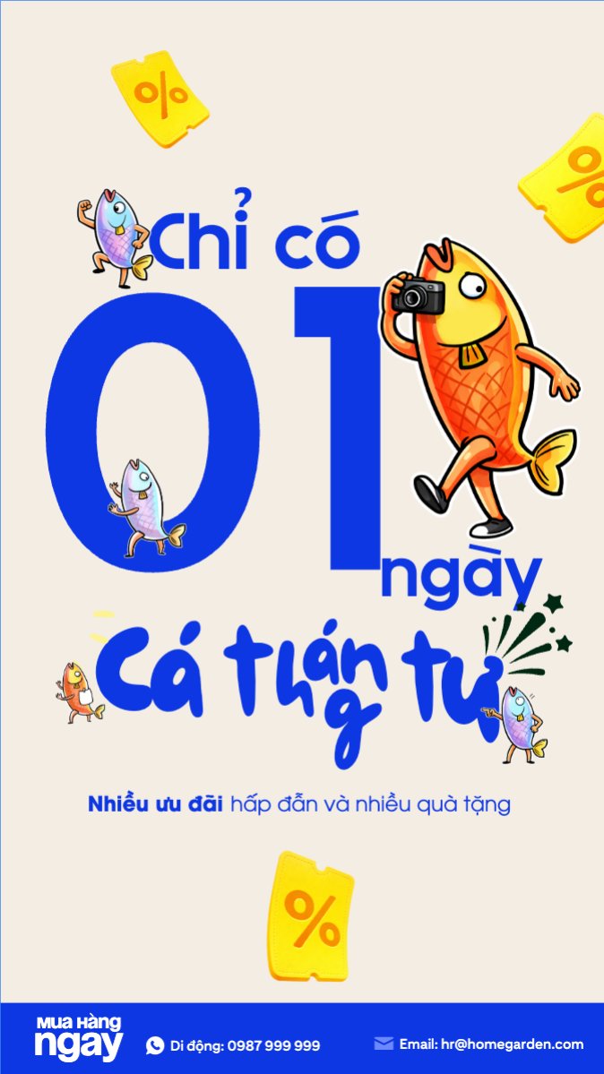 Cá tháng tư giảm giá