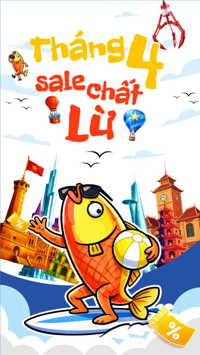Cá tháng tư giảm giá