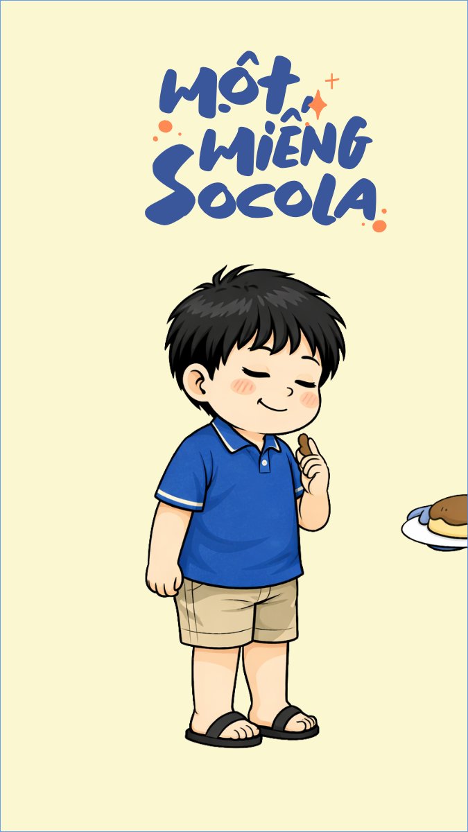 Mẫu Hình nền điện thoại Một miếng socola yêu nhau thiết tha — LayerPic