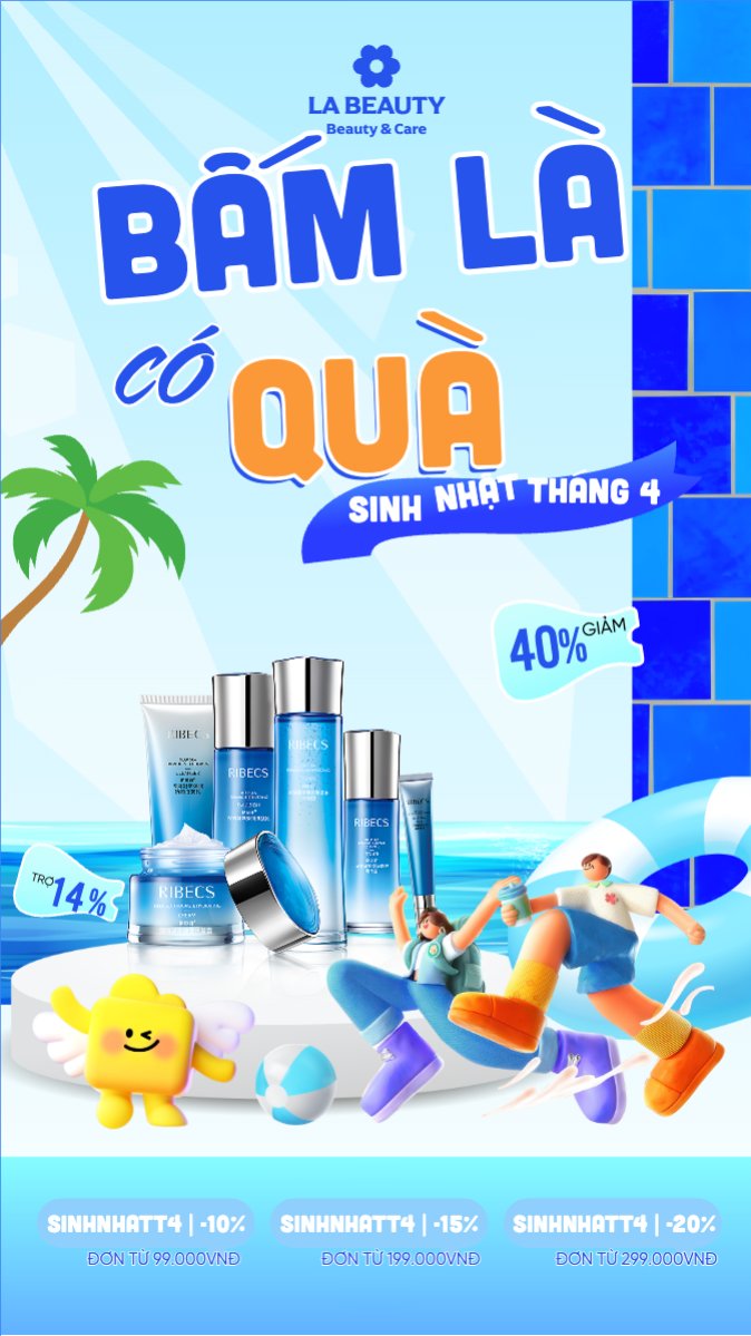 Bấm là có quà sinh nhật tháng 4