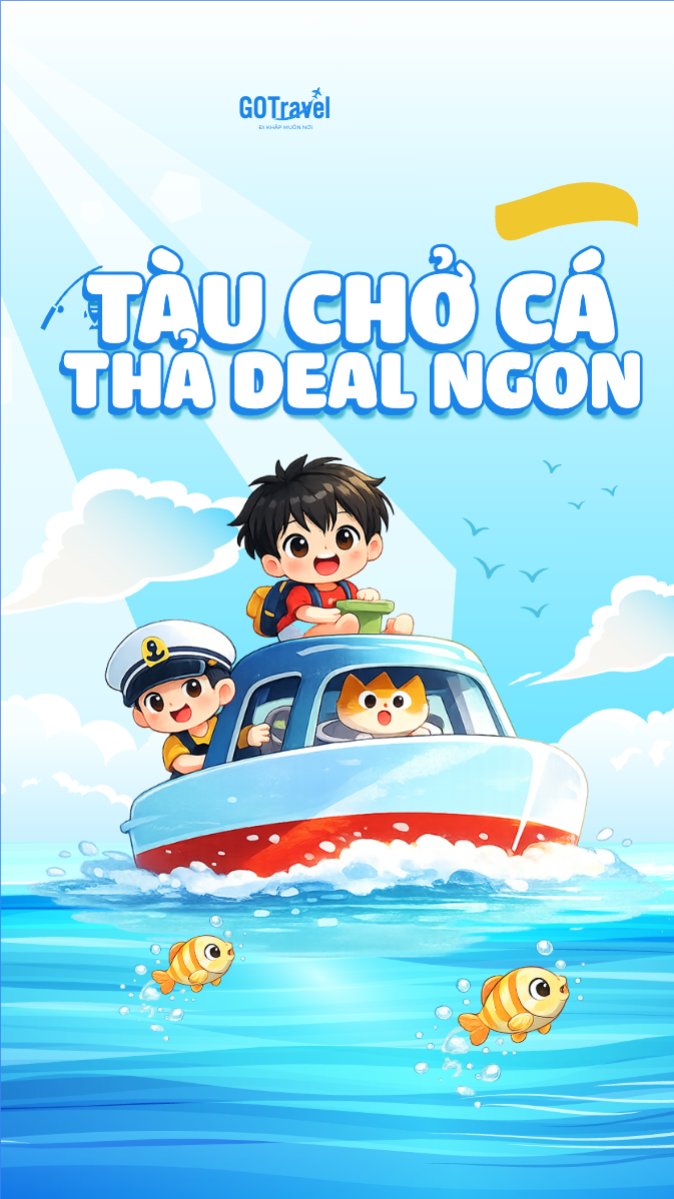 Tàu chở cá thả deal ngon
