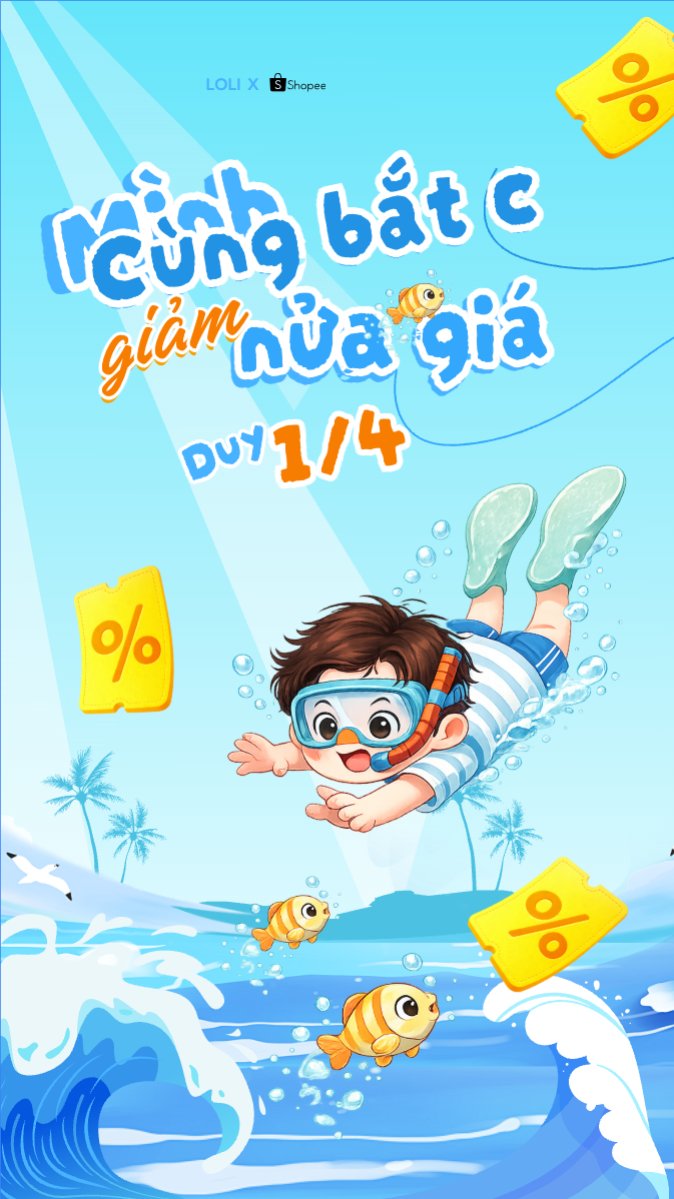 Mình cùng bắt cá giảm ngay nửa giá