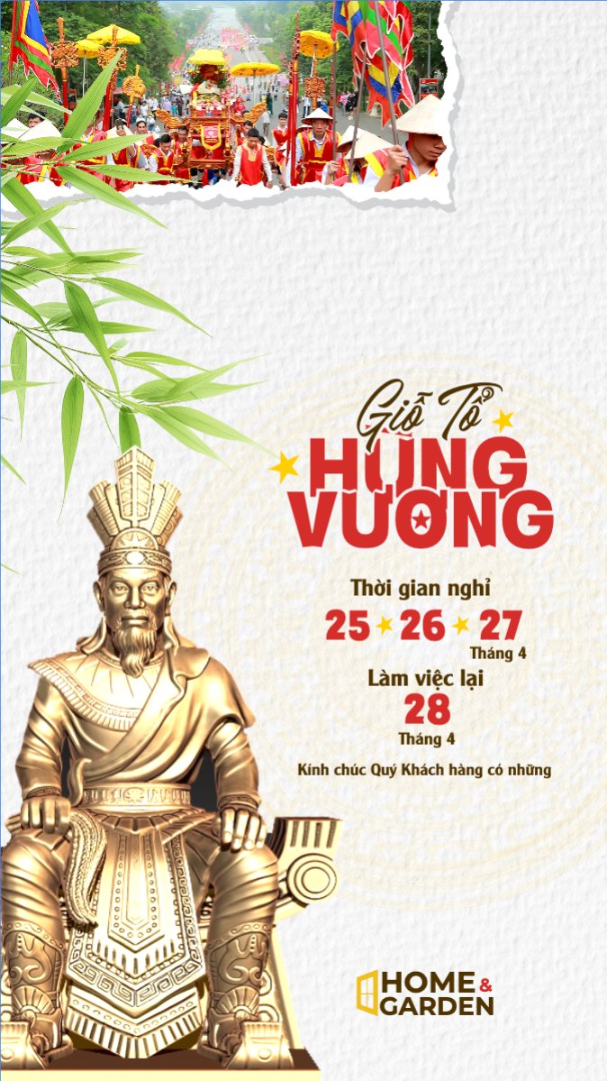 Thông báo nghỉ lễ Giỗ tổ Hùng Vương 2026
