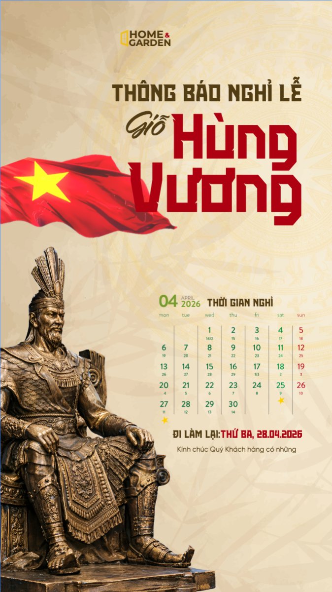 Thông báo nghỉ lễ Giỗ tổ Hùng Vương 2026