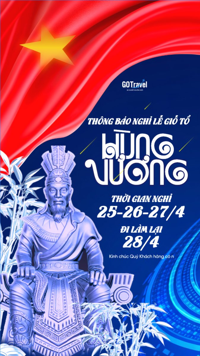 Thông báo nghỉ lễ Giỗ tổ Hùng Vương 2026