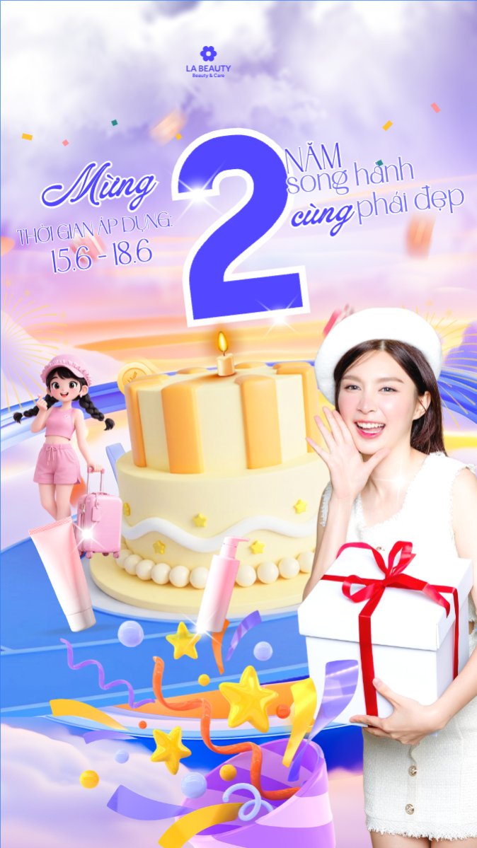 Mừng 2 năm song hành cùng phái đẹp