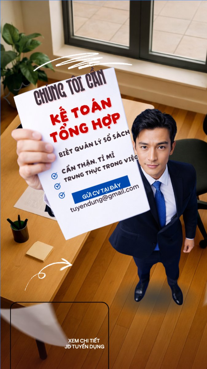Chúng tôi cần kế toán