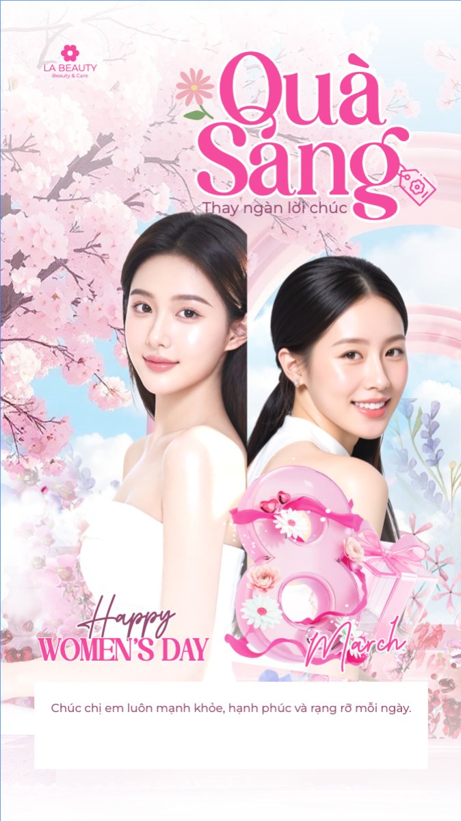Quà sang thay ngàn lời chúc 8/3